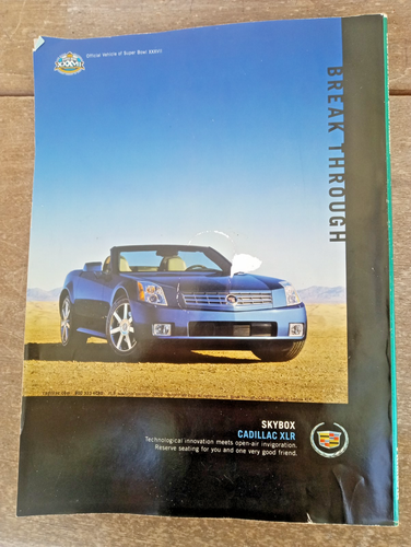 2003 Super Bowl XXXVII 37 Programm Tampa Bay Oakland San Diego Postkarten & Banner - Bild 9 von 14