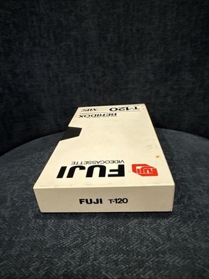 Vintage 1988 Fuji T-120 VHS Tape - Rare Collectible Video