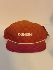 Dunkin’ Summer Surf Hat Pink/Orange Limited Edition SnapBack Rope