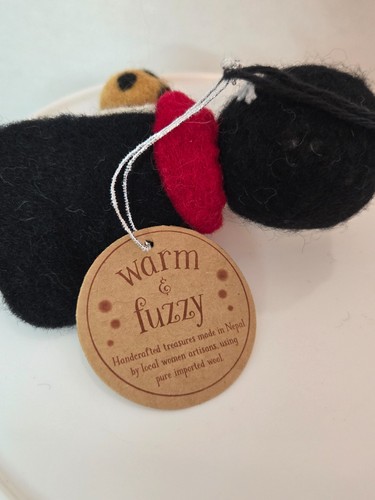 Ganz Midwest Holiday Gift Halloween Wool Ornament - Trick or Treat Vampire - New - Picture 5 of 6