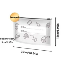 Reusable Organic Food Storage Wraps - 10 Pcs Eco-Friendly Aluminum Foil Bags