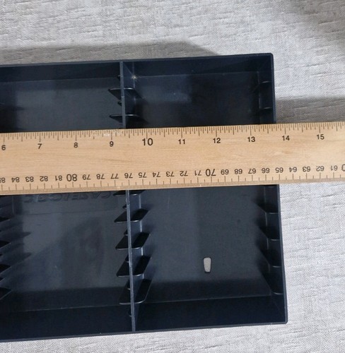 Vintage Case Logic 30 Tapes Cassette Rack Wall Mountable Storage Holder Shelf - Picture 18 of 22