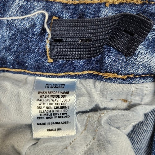 True Craft Jeans KIds Size 10 Adjustable Waist Distressed 24" Waist - Picture 10 of 14