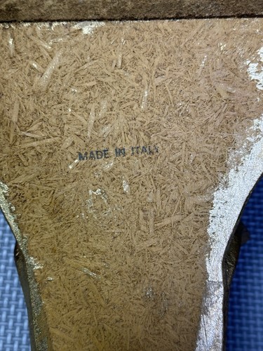 Vintage Italien Wandregal vergoldet Holz Akanthusblatt einzeln - Bild 6 von 14