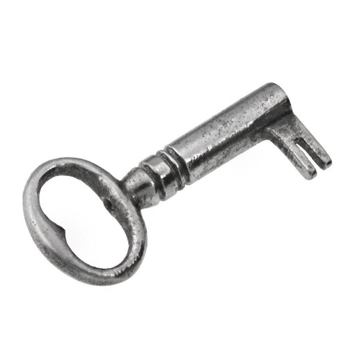 SMALL TINY Key with WIRE Bow ⅞" - Antique Key Vintage Key - ref.k494 - Picture 4 of 5