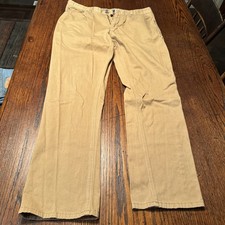 Iron Co Size 32x30 Men's Pant Khaki Tan Stretch Comfort Waistband Straight 95705