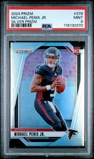 2024 Panini Prizm - Rookies Michael Penix Jr. #378 Silver Prizm (RC) PSA 9