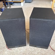 Pair of Sony SS-CBX20 Bookshelf Speakers in Black Pre-Wired