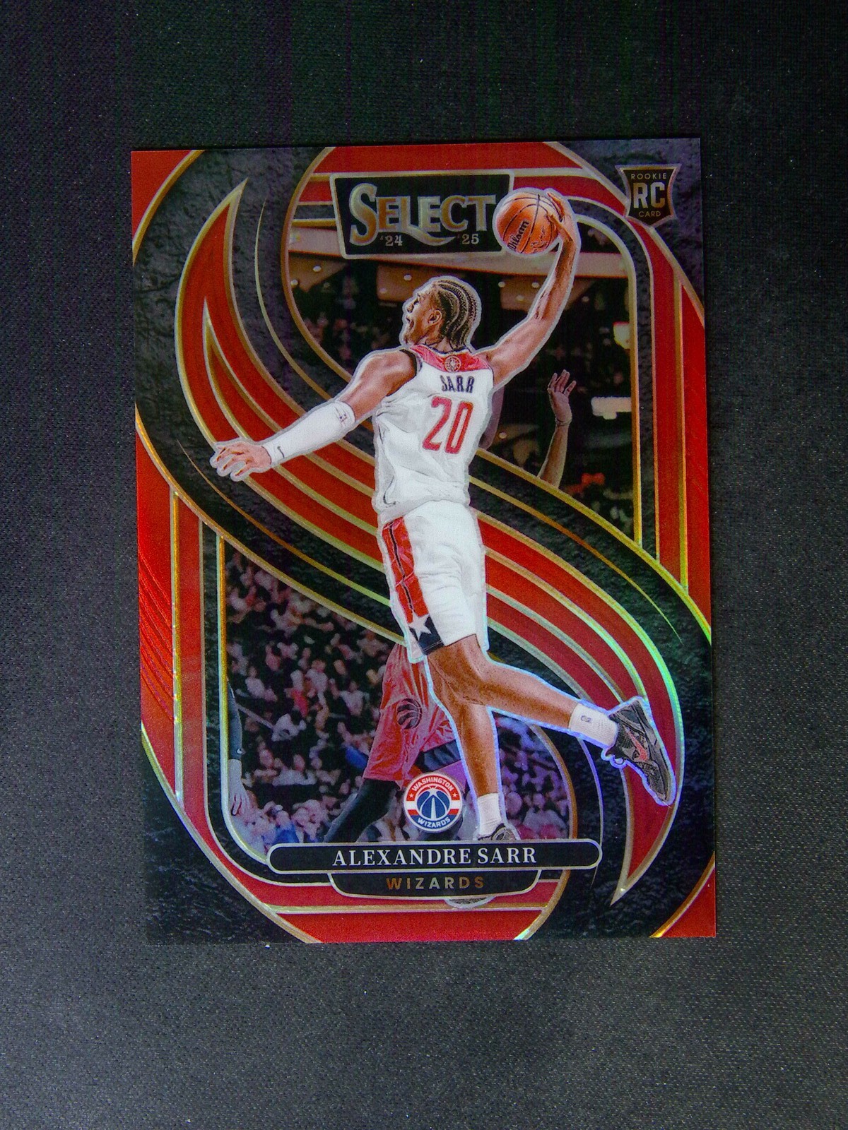 2024-25 Panini Select Alexandre Sarr #185 RC Rookie Premier Red /199