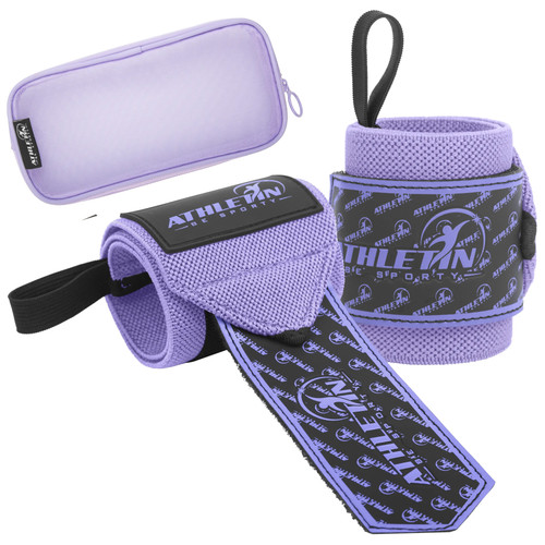 Handgelenkbandagen 18" Schwerlaststütze mit Daumenschlaufe zum Heben & Training - Bild 12 von 24