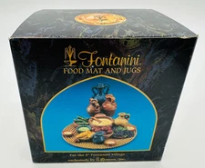 1999 Fontanini Food Mat and Jugs 55516 Heirloom Nativity 5" New