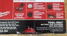 Milwaukee Tools 2522-20 3" (76mm) Cut Off Tool