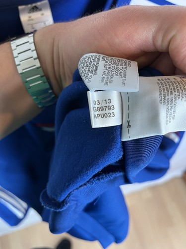 CHELSEA FC 2013/24 Adidas Football Training Jumper Blue Youth XL / Men’s Small - Picture 5 of 7