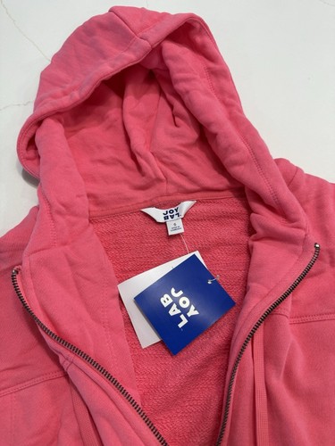 Damen-Hoodie mit durchgehendem Reißverschluss Boxy Fit kurz geschnitten - JoyLab pink Größe Small - Bild 3 von 9