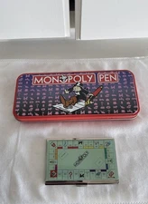 ACME Studio Vintage  "Monopoly" Rollerball Pen Set + Monopoly Business Card Case