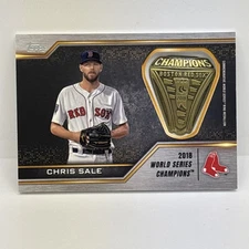 2021 Topps - Commemorative World Series Rings Chris Sale #WSR-CSA