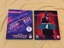 John Wick - 1-4 - Blu-ray Bundle - Region B - With Slipcovers