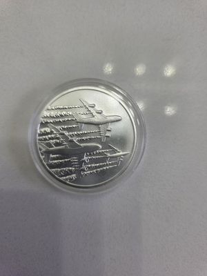 #ad Conspiracy Theories Series Moon Landing 1 Troy Ounce .999 Fine Silver Coin $60.00