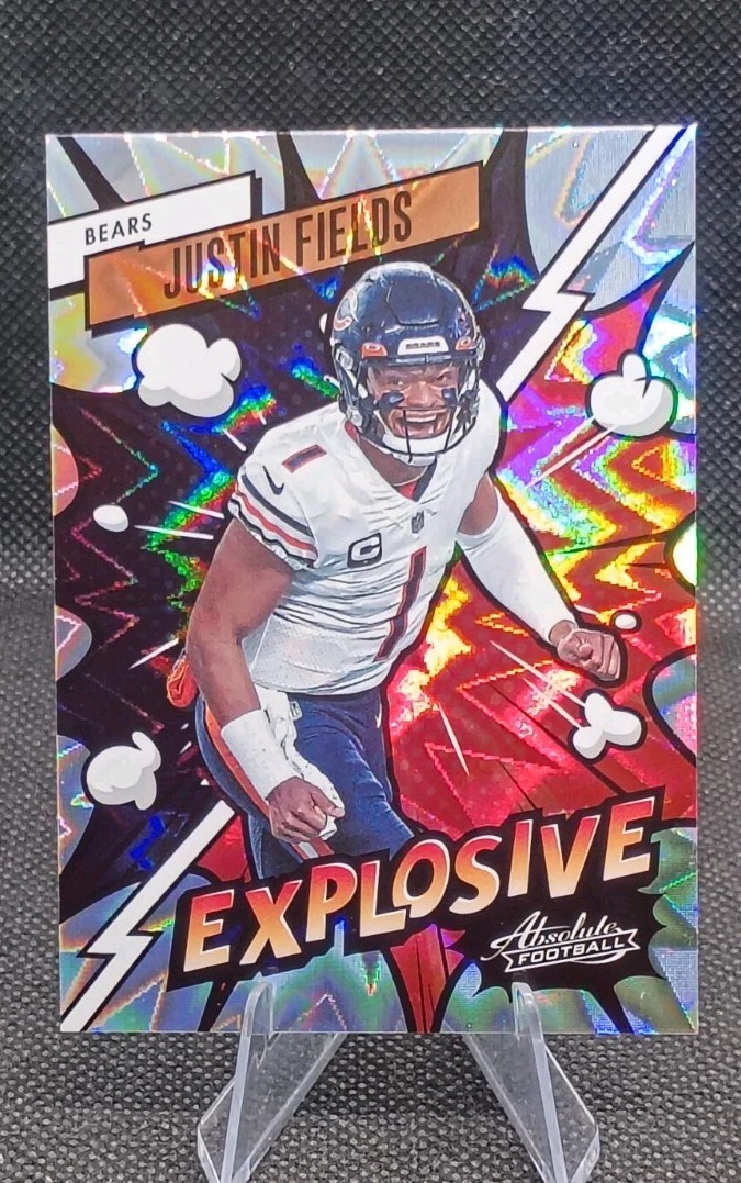 2023 Panini Absolute - Explosive Justin Fields #14 Bears