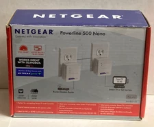NetGear Powerline 500 Nano Adapter Model XAVB5101 500 Mbps WiFi Wireless