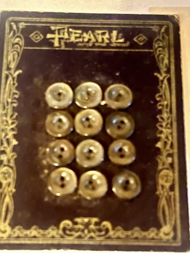 Vtg 320+ Button Lot on Cards Lansing Le Bouton Imperial Pearl Chic Pink Blue - Picture 17 of 22