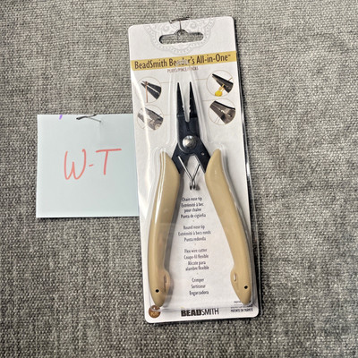 BeadSmith  Beaders all in one Pliers(Chain nose,Round Nose tip,Flex Wire Cutter)