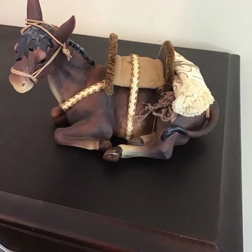 2007 Member's Mark Donkey Large Nativity Scene Figurine Christmas Display