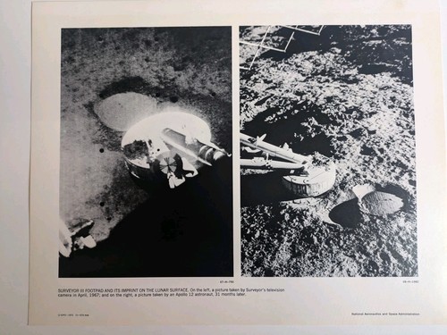 1969 NASA Apollo 12 Moon Landing Vintage Photo Prints, Set Of Twelve, 11x14 Inch - Picture 8 of 22