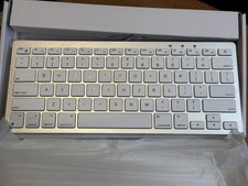 Emetok Wired Keyboard for Mac USB-C USB-A Silver Compact 78-Key MacOS Keyboard