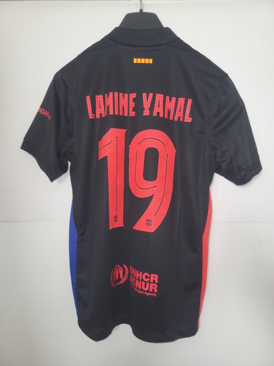 FCバルセロナ 24/25 アウェイ オーセンティックYamal 19 FCバルセロナ 24-25 アウェイ半袖 ユニフォーム No.19 ラミン