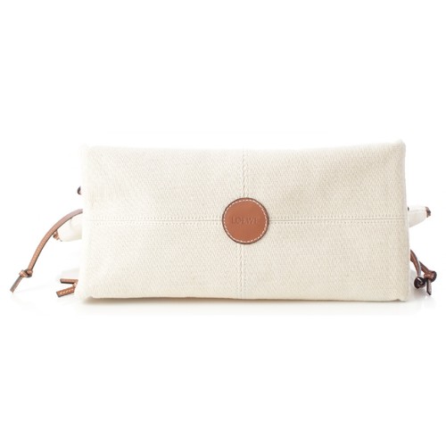 Bolso de Mano LOEWE Cojín Pequeño Anagrama Largo de Hombro 330.02AB90 Beige Marrón - Imagen 5 de 15