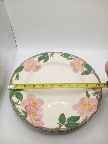 Vintage Franziskaner Wüstenrose Kunstkeramik Speiseteller - Bild 3 von 5