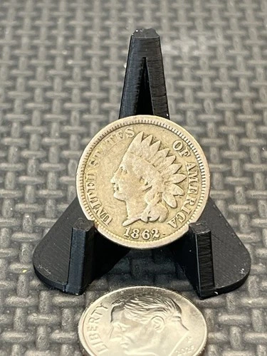 1862 Indian Head One Cent Very Good Condition Philadelphia Mint