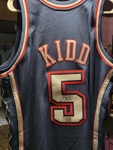 Jason Kidd Autographed N.J. Nets Jersey Mitchell & Ness, Fanatics Certified - Picture 1 of 5