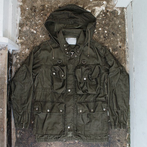 NEW Hussein Chalayan Green Corduroy Style Jacket GENUINE - Size 50