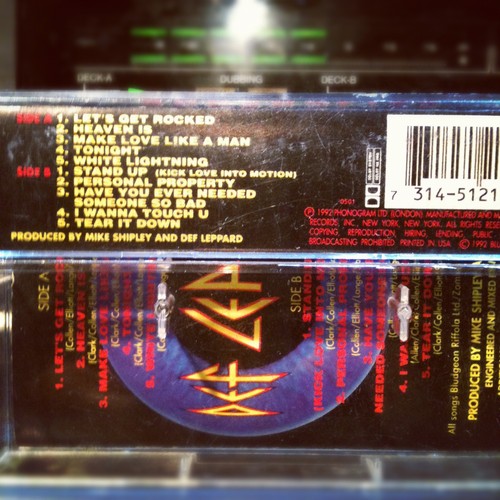DEF LEPPARD Adrenalize - CASSETTE USA 1992 - Play TESTED! - Picture 2 of 6