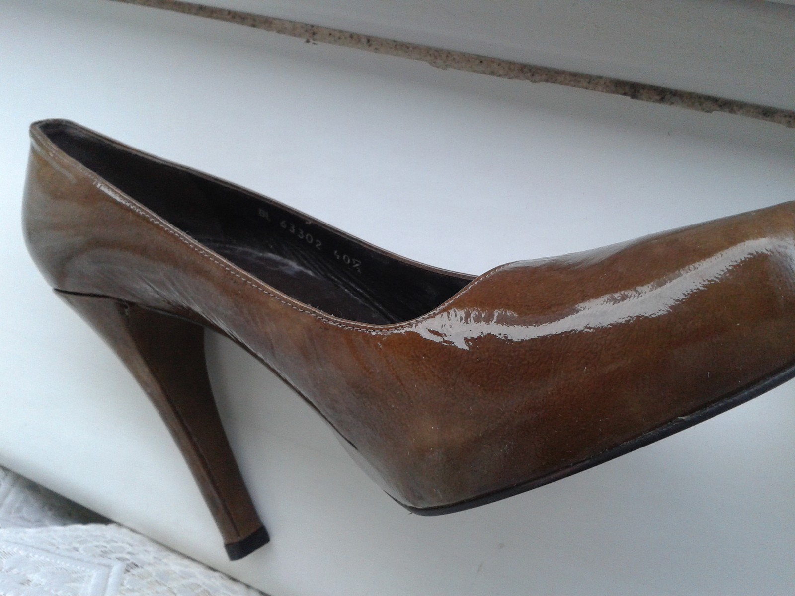 Stuart Genuino Weitzman Patente Zapatos-UK 40.5 tamaño 7.5 Genuino Stuart ba0956 Stuart Genuino Weitzman Patente Zapatos-UK 40.5 tamaño 7.5 Genuino Stuart ba0956