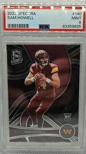 2022 Panini Spectra - Rookies #140 Sam Howell (RC) PSA 9