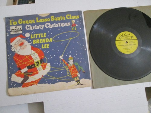 78 rpm Brenda Lee - I'm Gonna Lasso Santa Claus - USA DECCA  10" w/ Pic Sleeve - Picture 1 of 4