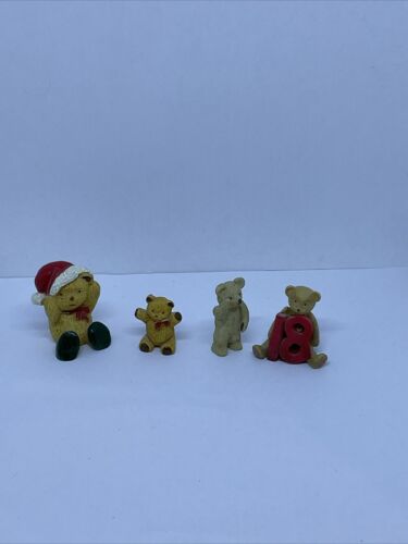 Selection Of Mini Resin Teddy Bears - Foto 6 di 6