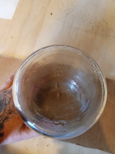 Atlas EZ Seal Qt Quart Canning Jar Bail Lid Clear Glass Vintage Collectible - Picture 3 of 3