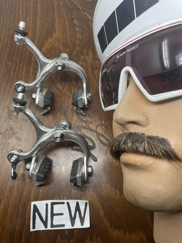 Vintage NOS Shimano 600 silber Bremssattel 4 Stahl Fahrrad - Bild 1 von 10