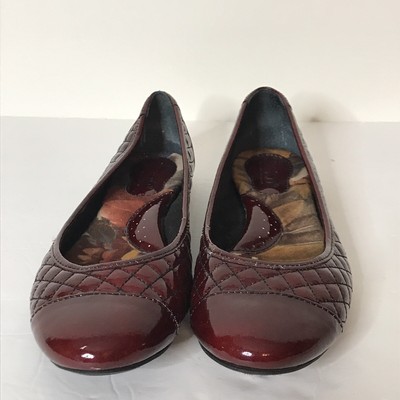 born leather ballet flats