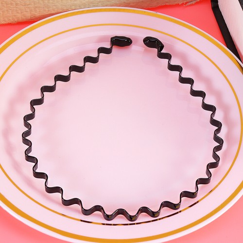 Diademas onduladas de 6 mm con banda para el cabello en zigzag de moda 3 piezas - Imagen 6 de 12