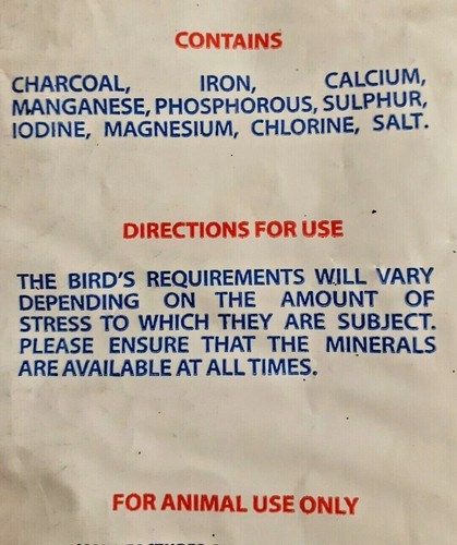Kilpatrick's Iodised Minerals for Racing Pigeons Poultry Various Sizes Available - Picture 3 of 4