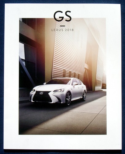 Prospekt brochure 2018 Lexus GS (USA)