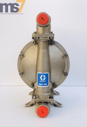 GRACO HUSKY 1050 STAINLESS STEEL SS 1" AIR DOUBLE DIAPHRAGM/ TRANSFER PUMP #1 - Picture 3 of 6