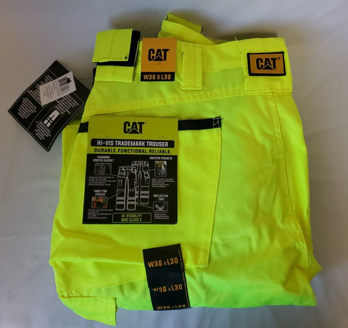 Pantalone uomo Caterpillar HI-Visibilty marchio taglia 36X30
