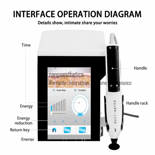 Máquina de levantamiento de arrugas facial ojos RF anti envejecimiento rejuvenecimiento de la piel belleza facial spa - Imagen 11 de 12