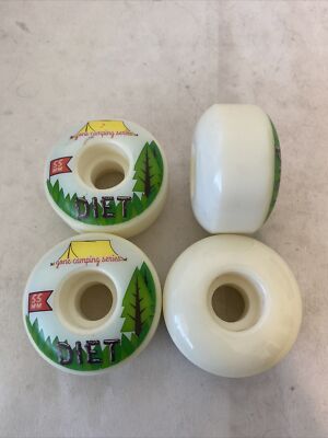 Diet Skateboards Wheel 55mm Skateboard Wheels Gone Camping Series New Opened Box